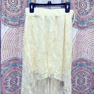 Rue 21 hi low lace skirt